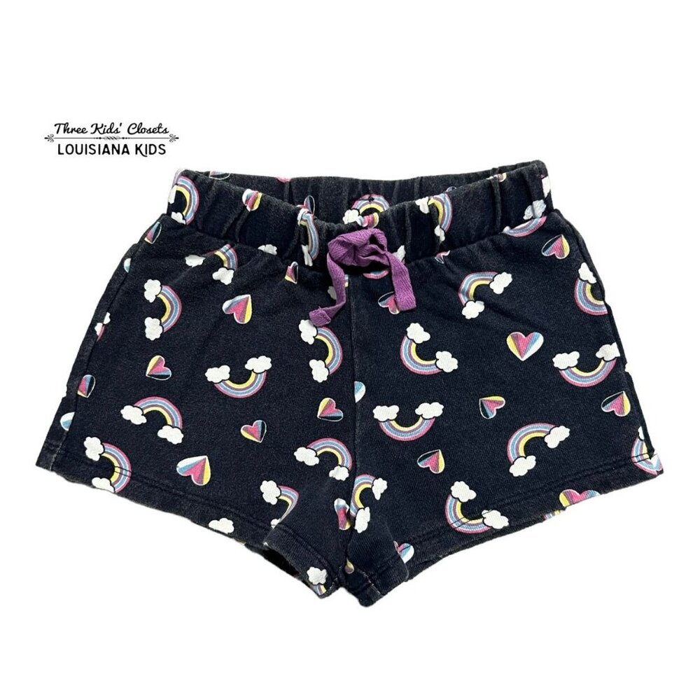 Flapdoodles 3T Rainbows & Hearts Shorts